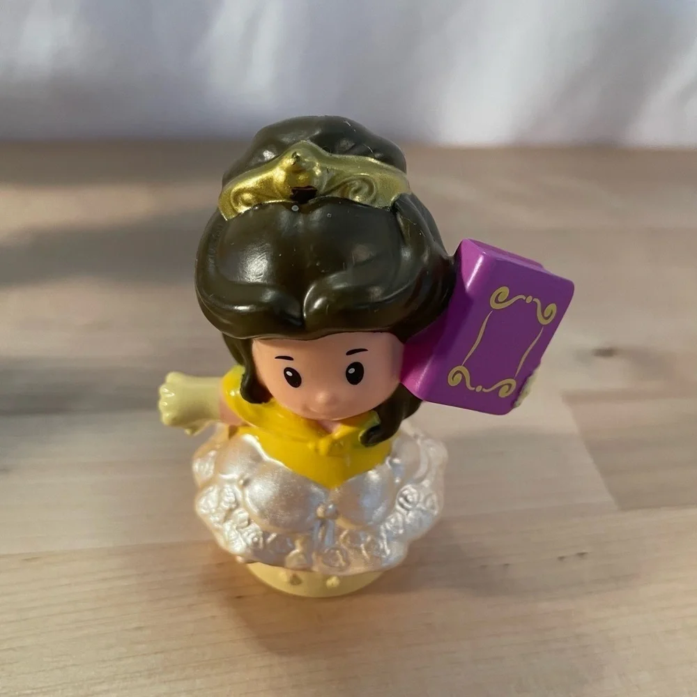 Little People Princess Belle with Book - Yellow and Gold
